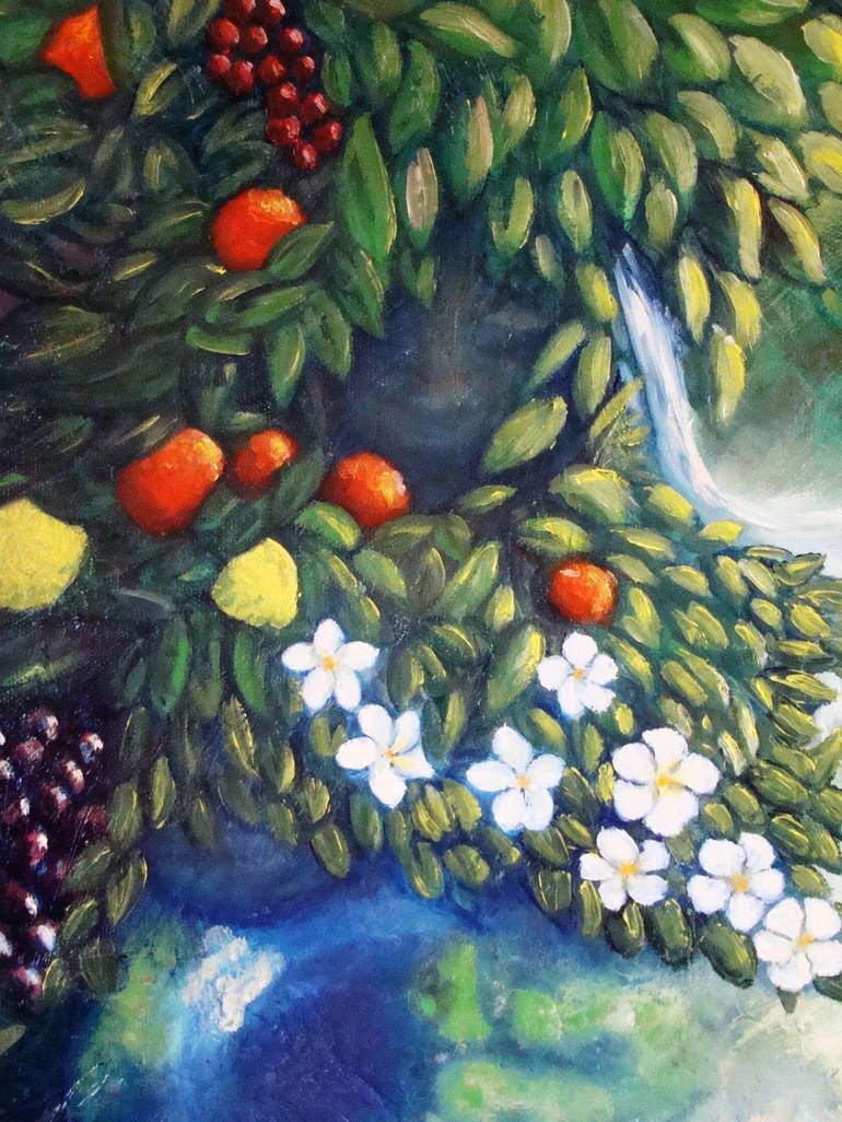 Original Expressionism Nature Painting by Nancy Richardson
