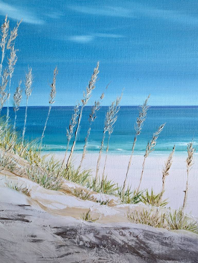 Original Documentary Beach Painting by Nancy Richardson