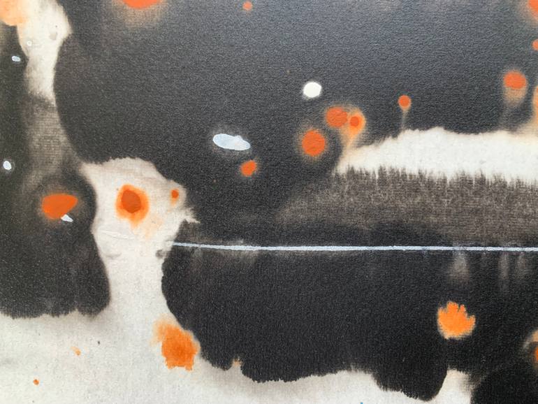 Original Abstract Expressionism Abstract Painting by Shawn Zheng