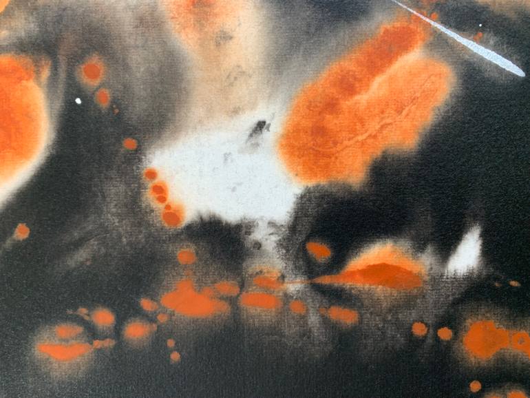 Original Abstract Expressionism Abstract Painting by Shawn Zheng