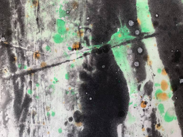 Original Expressionism Abstract Painting by Shawn Zheng