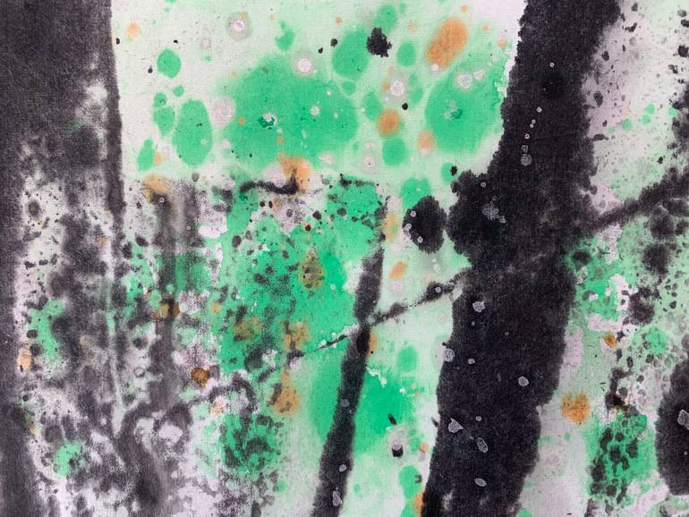 Original Expressionism Abstract Painting by Shawn Zheng