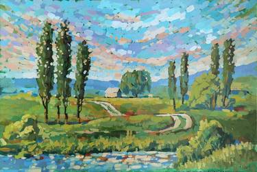 Original Impressionism Landscape Paintings by Tony Karbouski