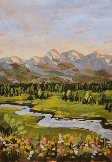 Original Impressionism Landscape Paintings by Tony Karbouski