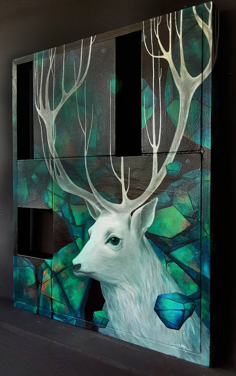 Original Other Animal Painting by Wharat Techavanich