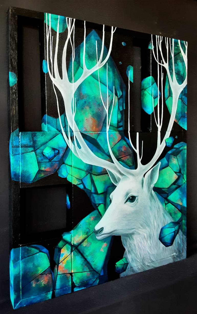 Original Other Animal Painting by Wharat Techavanich