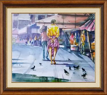 Print of Realism Business Paintings by Kosala Kumara