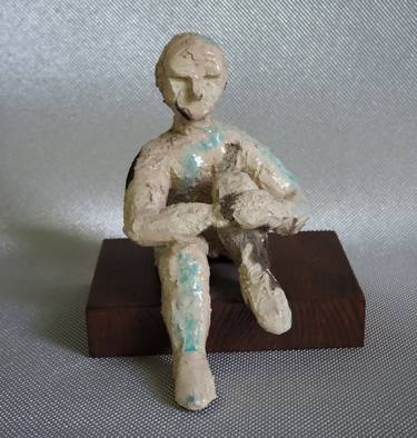 Original Impressionism People Sculpture by Beppe Marchetti