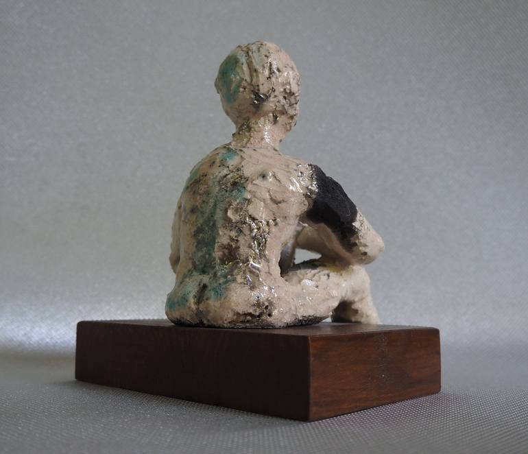 Original Impressionism People Sculpture by Beppe Marchetti