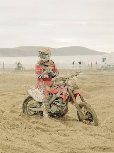 Red Rider Portrait. Weston Beach Race thumb
