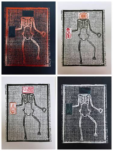 Original Figurative Body Printmaking by Laurianne Donnez