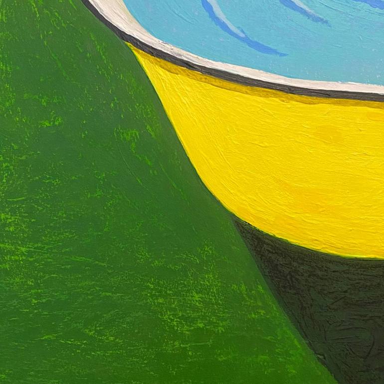 Original Art Deco Time Painting by Yehor Khoruzhyi