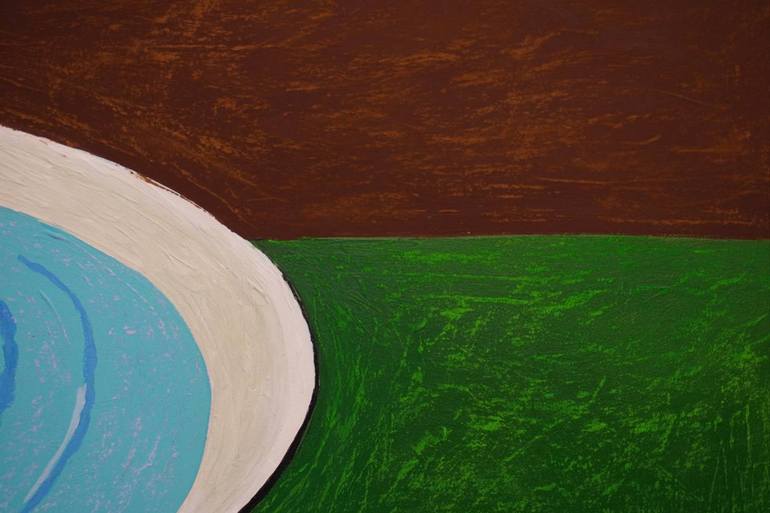 Original Art Deco Time Painting by Yehor Khoruzhyi