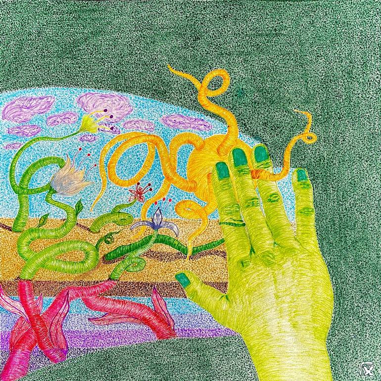 Original Conceptual Fantasy Drawing by Yehor Khoruzhyi