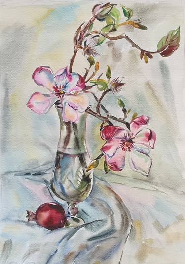 Original Still Life Paintings by Galina Hannemann