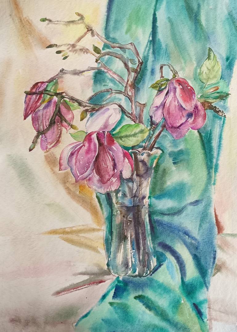 Print of Contemporary Still Life Paintings by Galina Hannemann