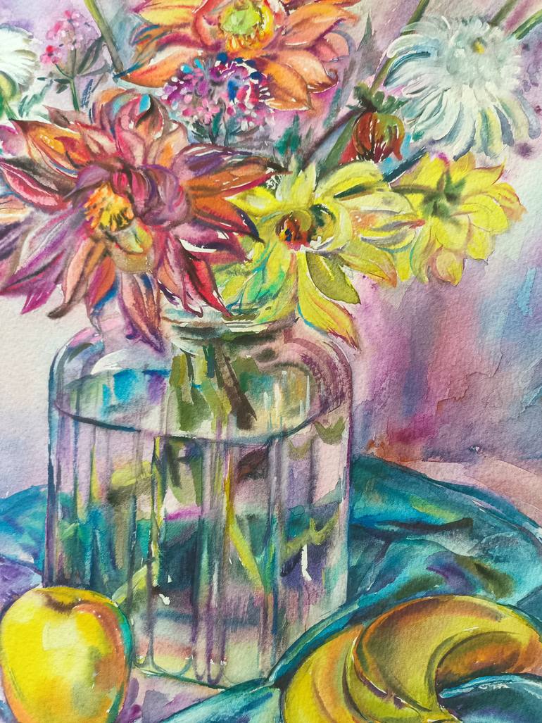 Original Contemporary Still Life Painting by Galina Hannemann