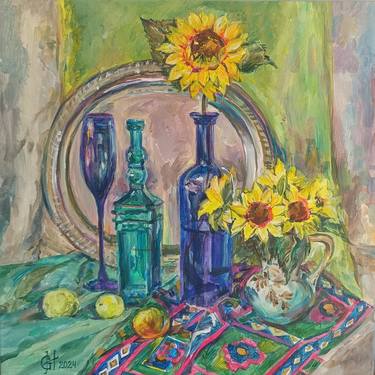 Original Impressionism Still Life Paintings by Galina Hannemann