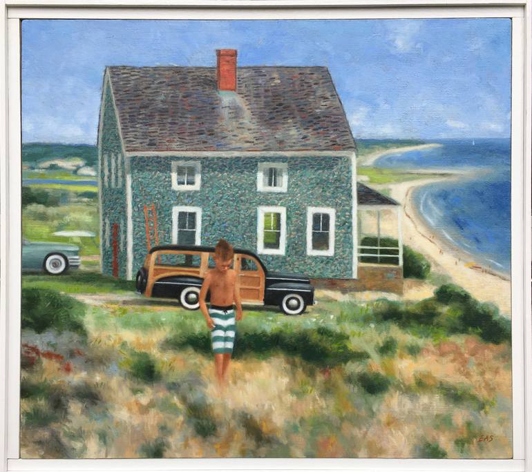 Original Impressionism Landscape Painting by Erik Sundgaard