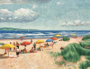 Original Beach Paintings by Erik Sundgaard