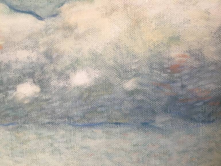 Original Impressionism Beach Painting by Erik Sundgaard