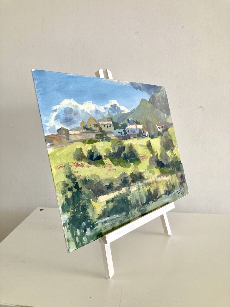 Original Impressionism Landscape Painting by Yulia Prykina