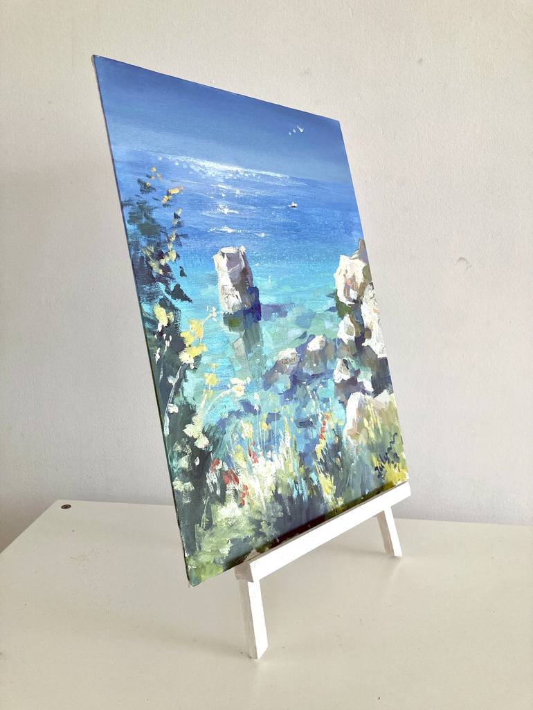 Original Seascape Painting by Yulia Prykina