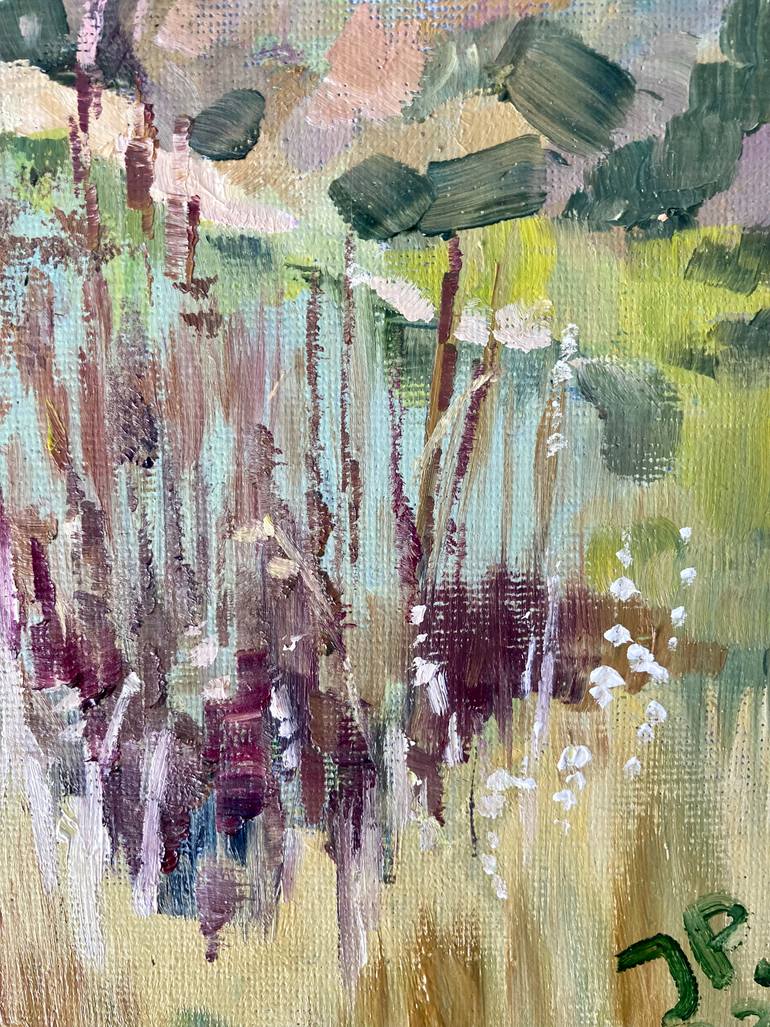 Original Impressionism Landscape Painting by Yulia Prykina