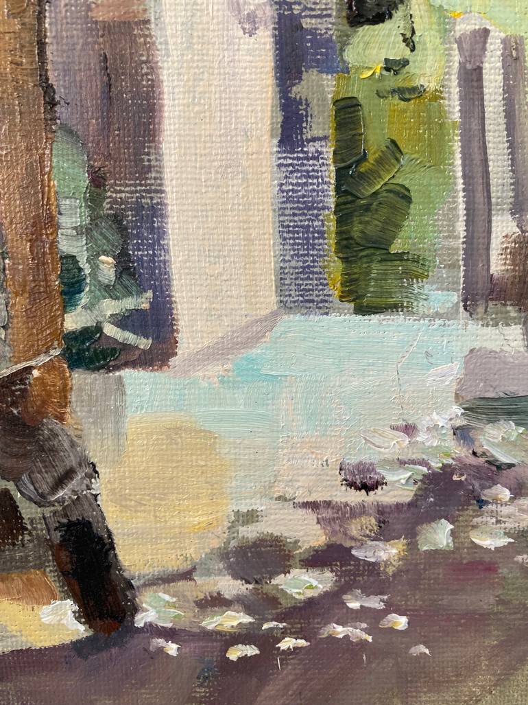 Original Impressionism Landscape Painting by Yulia Prykina