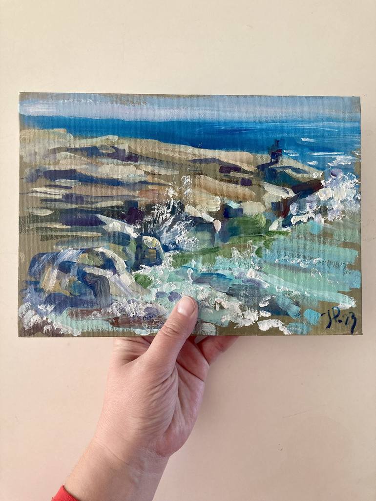 Original Seascape Painting by Yulia Prykina