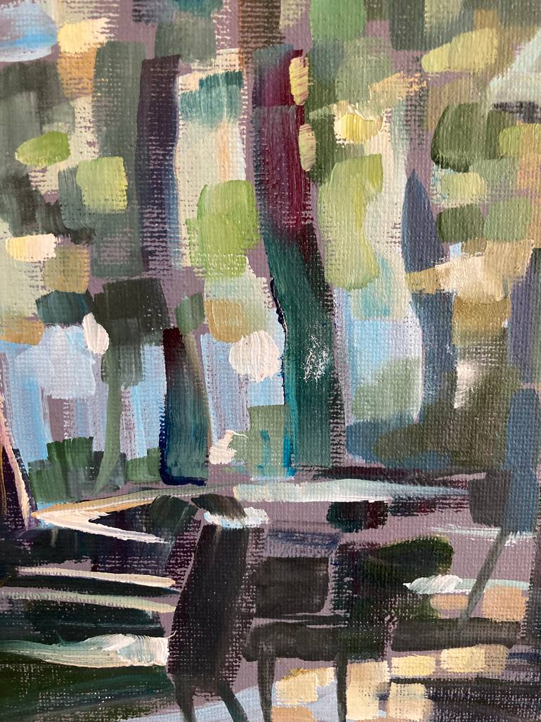 Original Impressionism Landscape Painting by Yulia Prykina