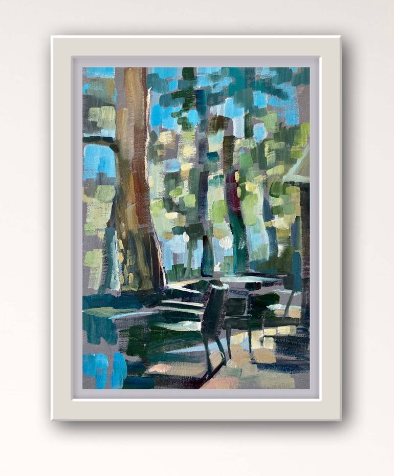 Original Impressionism Landscape Painting by Yulia Prykina