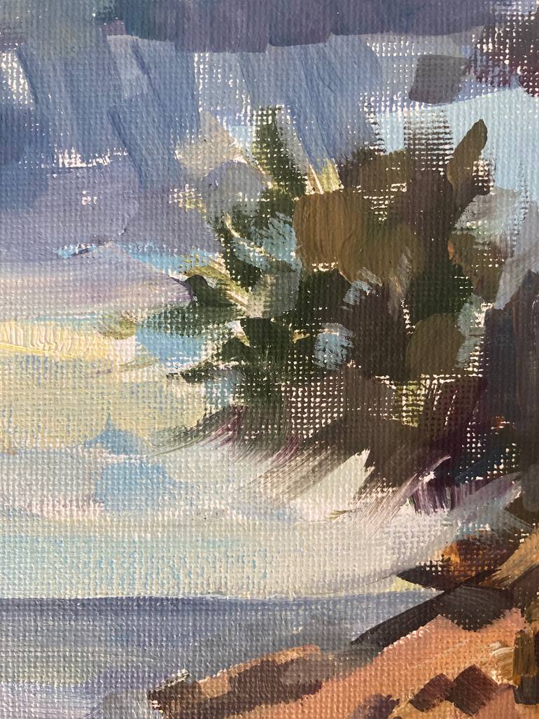 Original Impressionism Seascape Painting by Yulia Prykina