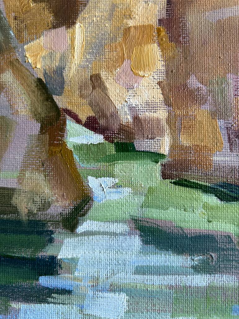 Original Impressionism Water Painting by Yulia Prykina