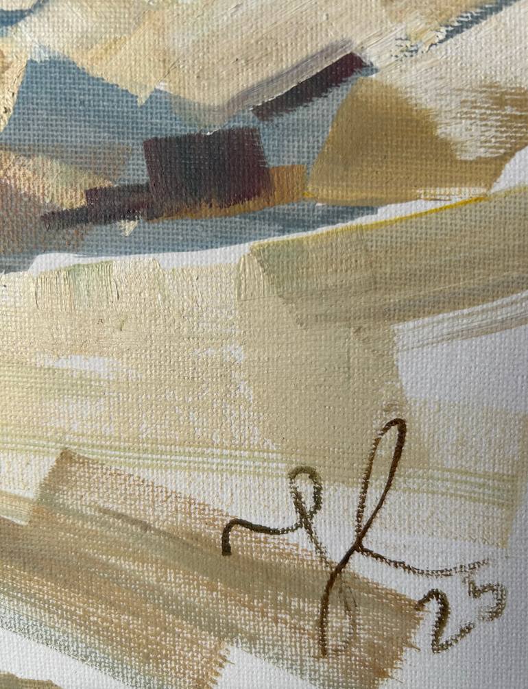 Original Impressionism Beach Painting by Yulia Prykina