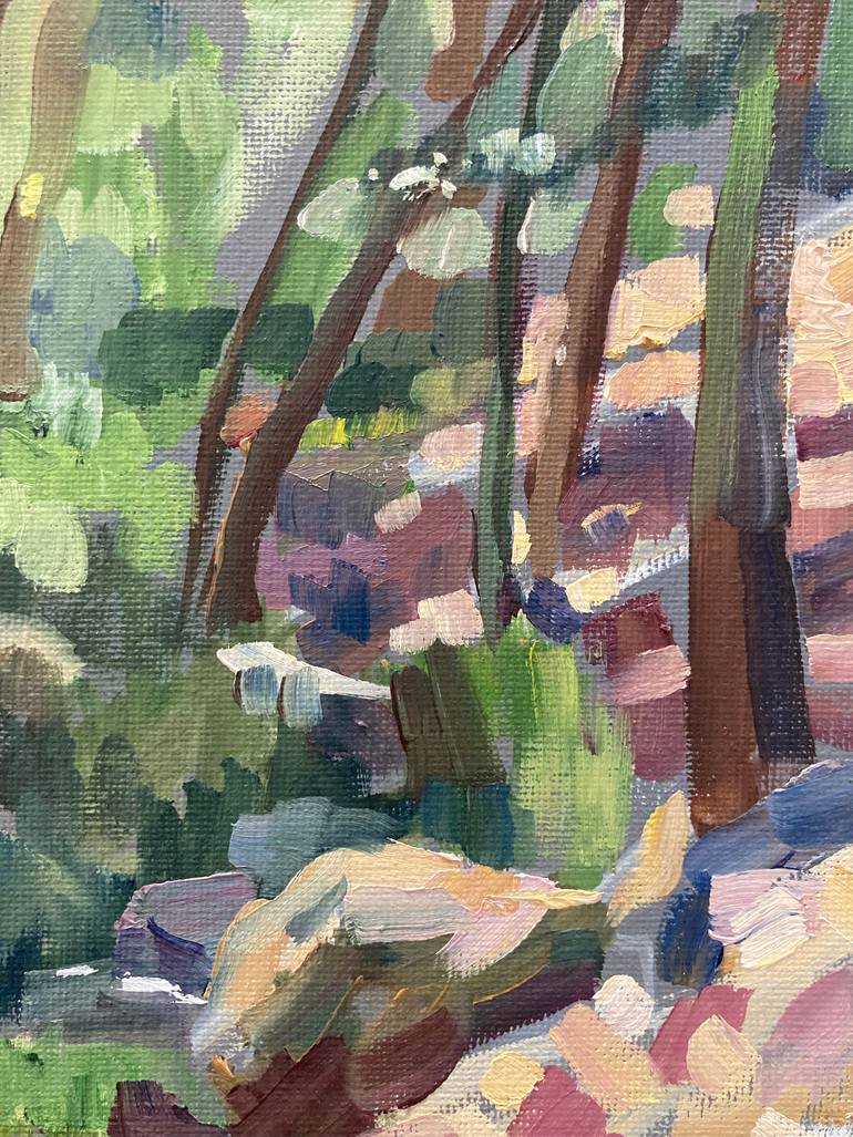 Original Impressionism Landscape Painting by Yulia Prykina