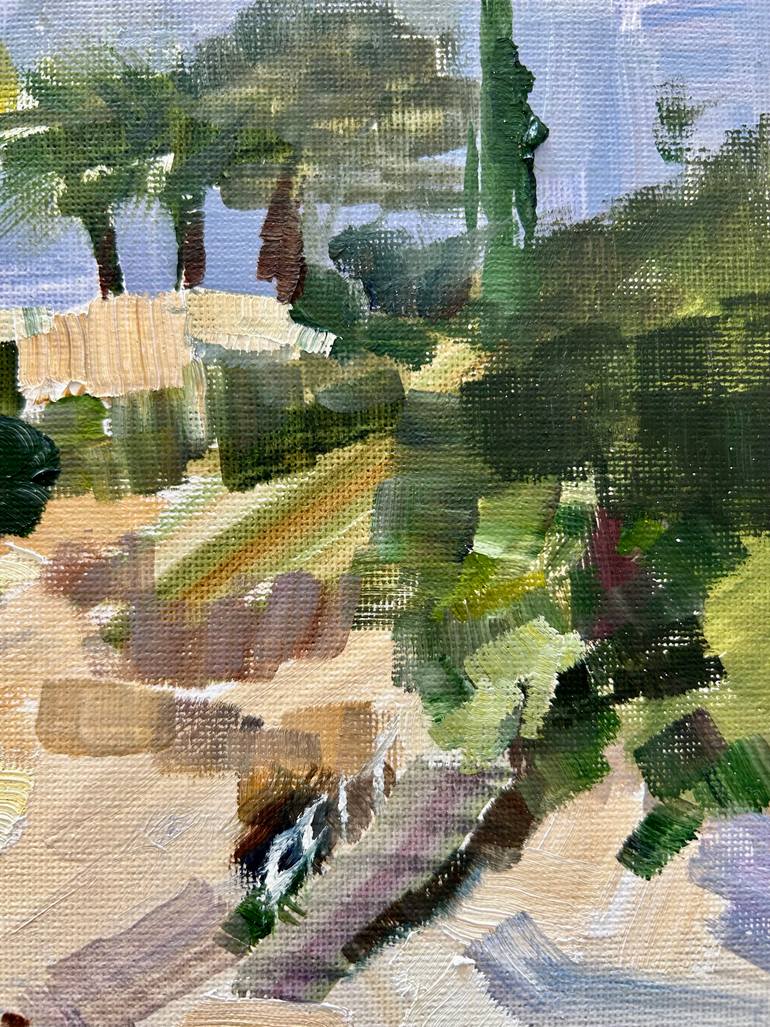 Original Impressionism Beach Painting by Yulia Prykina