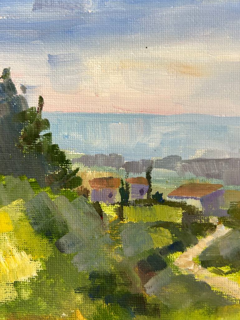Original Impressionism Landscape Painting by Yulia Prykina