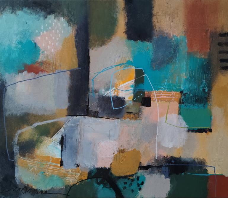 Original  Painting by galina abadzhimarinova