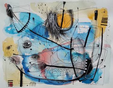 Original Abstract Paintings by Galina Abadjimarinova