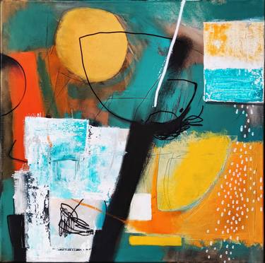 Original Modern Abstract Paintings by Galina Abadjimarinova