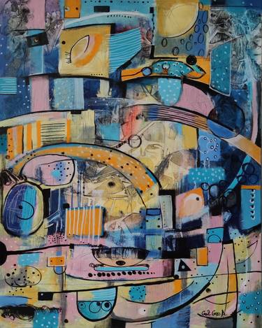 Original Abstract Paintings by Galina Abadjimarinova