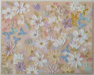 Original Floral Mixed Media by Chantal Ross