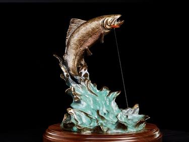 Original Fine Art Fish Sculpture by John Tatton