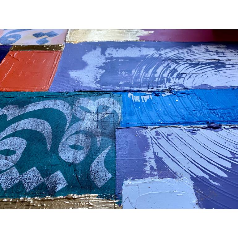 Original Abstract Calligraphy Painting by Faranak Esmaeili