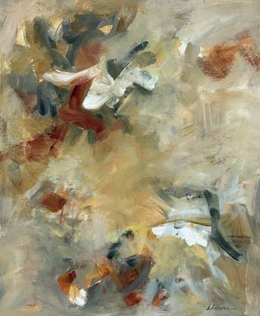 Original Abstract Expressionism Abstract Mixed Media by Ellen Kirwan