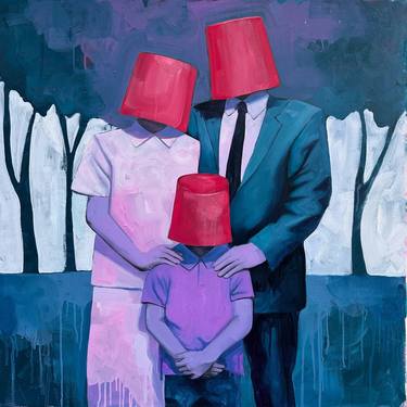 Print of Figurative Family Paintings by Francesca Mazzagatti