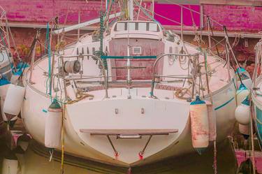 Original Abstract Expressionism Boat Photography by Sergio Luiz Cerezer Benetti