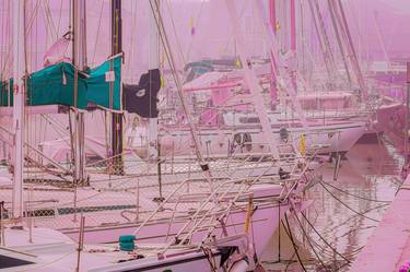 Original Abstract Expressionism Boat Photography by Sergio Luiz Cerezer Benetti