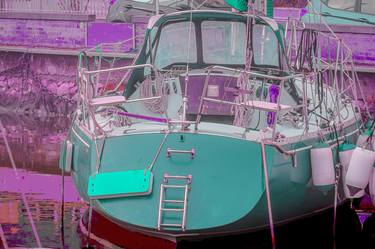 Original Digital Art Boat Photography by Sergio Luiz Cerezer Benetti